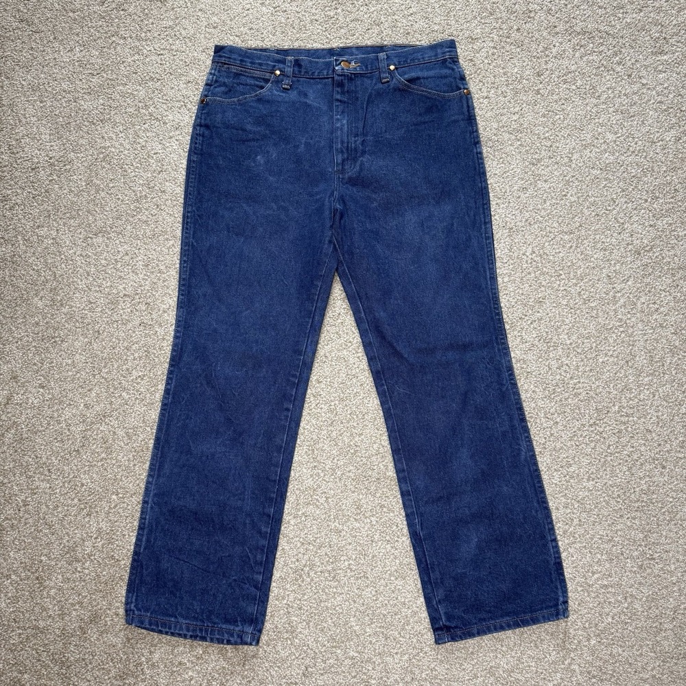 Wrangler Jeans Men's 35x30 (Tag 36x30) Cowboy Cut Original Fit Western Denim